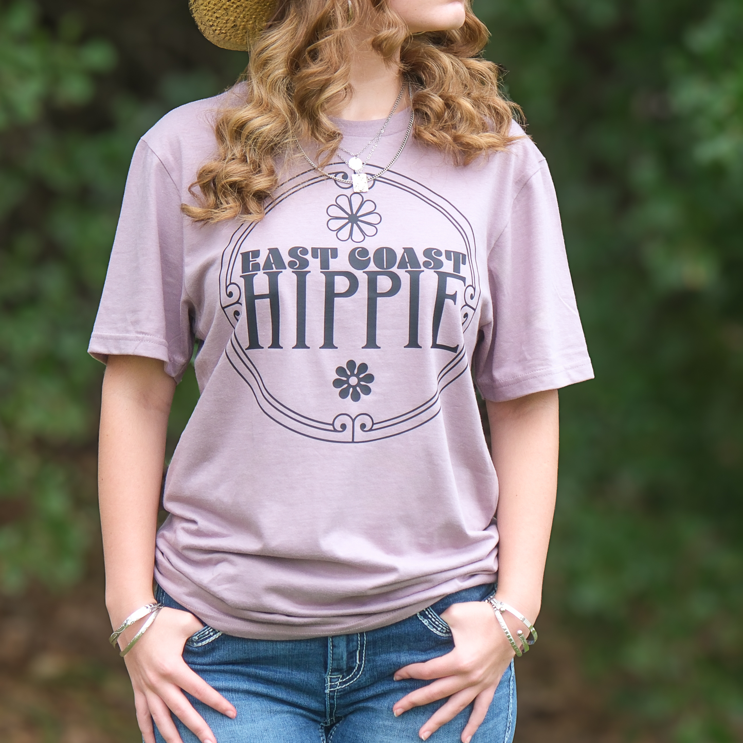Women's "East Coast Hippie" short sleeve t-shirt
