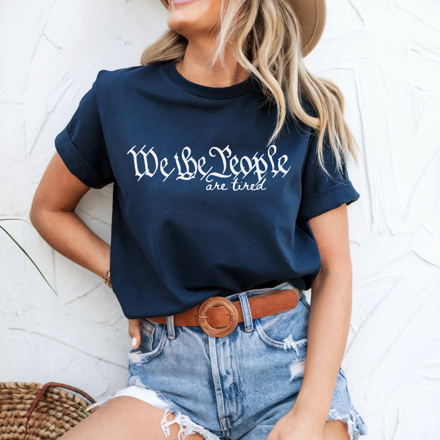 Women's "We the People are tired" short sleeve t-shirt